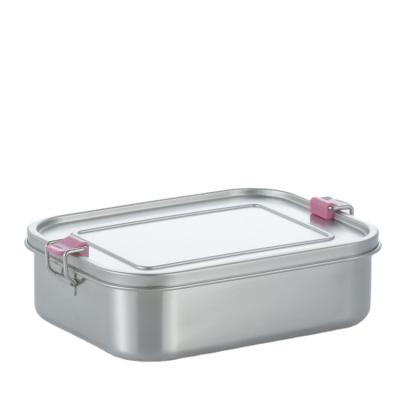 China Sustainable 1400ml Stainless Steel Food Storage Container Bento Lunch /Meal Boxes for sale