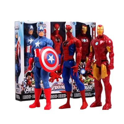 China Toy Action Figures 28cm USA Cartoon Captain Model Doll PVC Christmas Gift for Kids for sale