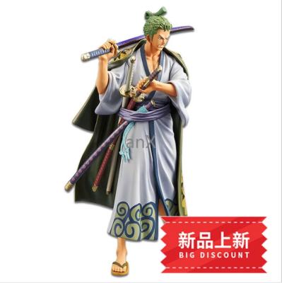 China Cartoon Toy World 17cm Roronoa Zoro Straw Hat Classic Battle PVC Action Number New for sale