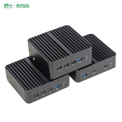 China New Coming W10 Mini Computer Business Industrial Ultra Powerful Customizable Fanless Micro Business for sale