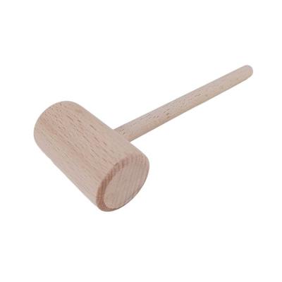 China Europe Small Mini Wooden Mallet Hammer Pets Toys & Accessories Wooden Crafts Harden Tools Crab Smith Chasing Hammer For Chocolate for sale