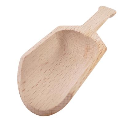 China Sustainable Sustainable Food Grade Multi-specification Tea Salt Coffee Measuring Wooden Bamboo Spoon Set For Restaurant