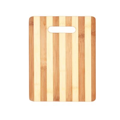 China Sustainable Kitchen Active Hot Sale Cheap Bamboo Vegetable Cutting Board Set With Two Tone Colors For Kitchen for sale