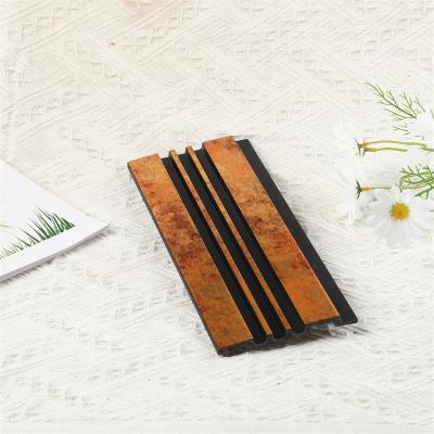 China Modern Scratch Resistant Easy To Clean Interior PS 3d Wood Color Wall Paneling for sale