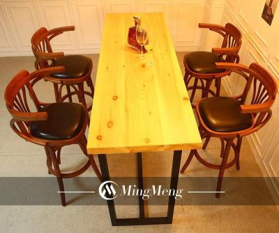 China Eco - Friendly Bar Table Furniture For Cafe And Restaurant Bar Table And Chairs for sale