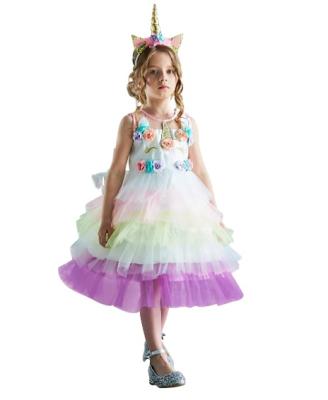 China Breathable Kids Clothes Girls Running Kids Dress Bridesmaid Dresses Design Party Dresses For Weddings for sale