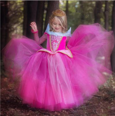 China Breathable Christmas Dress Mesh Dress Girls Arlo Princess Long Sleeve Dress for sale