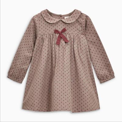 China Anti-wrinkle autumn style children's dress long sleeve children's dress cotton print girls dress for sale