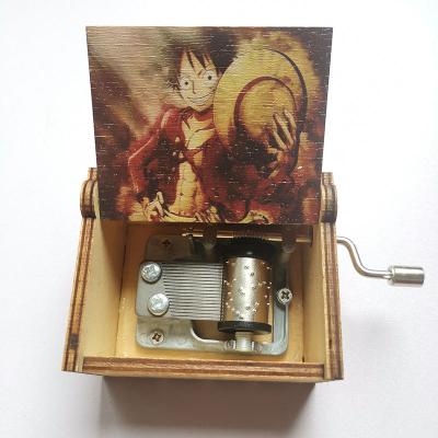 China Anime Engraved Oriented Music Box for sale