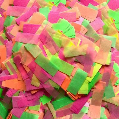 China Nightclub Paper Wholesale Rectangle Printing Paper UV Confetti for sale