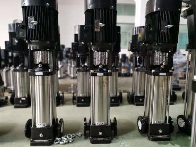 China Electric Vertical Multistage Inline Pump Stainless Steel Wetted High Efficiency Motor for sale