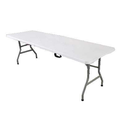 China Modern 8ft Fold In Half Meeting Indoor / Outdoor Use Blown Body / Camping Table 240 x 74 x 74cm for sale