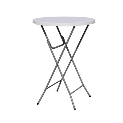 China Modern Modern White Plastic High Bar Outdoor Cocktail Table Party Top Tables for sale