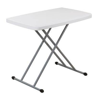 China Modern Folding Height-Adjustable Table Desk with X-crossed Feet for Portable Business or Home Use for sale