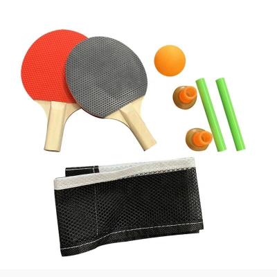 China Rubber Funny Toys Mini Table Tennis Set Kids Ping Pong Racket Sports Children Set for sale