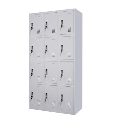 China School& Popular High Quality CBNT Desk For Employee Steel 12 Doors Locker for sale