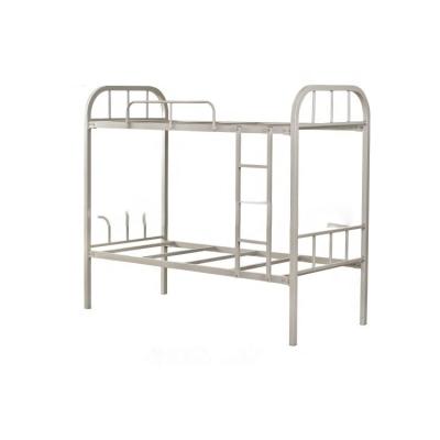 China Eco-feiendly industrial cheap school used metal dormitory bunk bed with desk and locker for sale