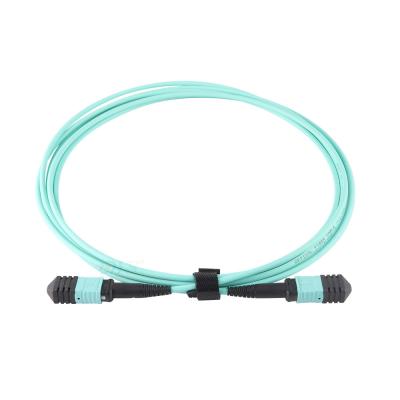 China Hoog - van het kwaliteits8f/12f/24f MPO/MTP Flard de Optische 12Core MPO Kabel van de het Koordvezel Te koop