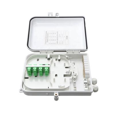 Cina Epon Gpon IP65 8,12,16,24 svuota il contenitore terminale a fibra ottica di separatore di distribuzione del supporto all'aperto della parete in vendita