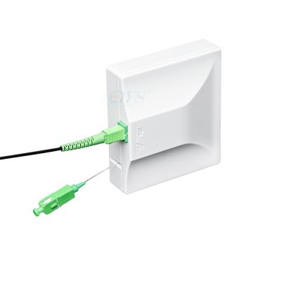 China FTTH Onzichtbare Optische Rosette Box met Sc-Adapter 0.9mm Onzichtbare de Afzet Binnen Einddoos van de Kabelmuur Te koop