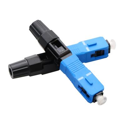 China FTTH SC/UPC optical fiber fast connector/Conector de fibra optica rapida for sale