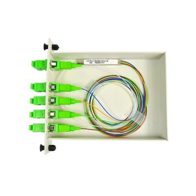 China 1*4 LGX optic splitter box plc splitter module for sale