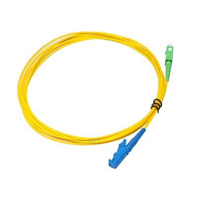 China Factory sales E2000 Simplex Single mode R&M e2k Optical fiber e2000 upc patch cord for sale