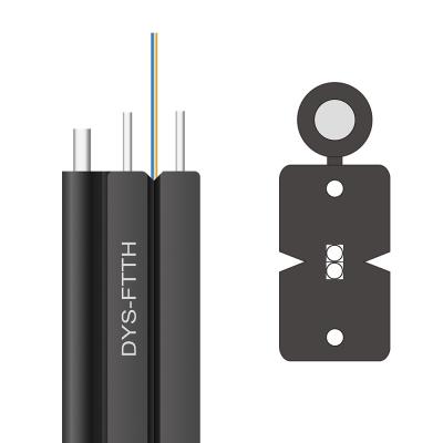 China 1km 1 ftth do núcleo do núcleo 4 do núcleo 2 pendente o cabo pendente da autossuficiente fibra ótica do cabo G657A2 à venda