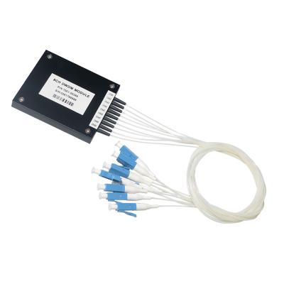 Chine La Manche optique du module 8 du diviseur 8CH 16CH CWDM Mux Demux CWDM de la Manche CWDM 16 0.5m, 1m ou 0.9mm adaptés aux besoins du client 20nm 100x80x10mm à vendre