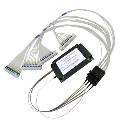 China 40CH 100GHz flaches athermales Modul AWG-Lehre DWDM MUX DEMUX zu verkaufen