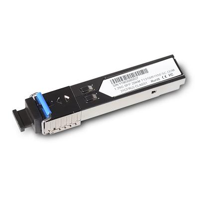 China Sc-van de de Vezel de Optische Zendontvanger van Schakelaarsfp van de de Wijze Enige Vezel Enige Optische Zendontvanger 1310nm 155M 1.25G 20km FTTX 1.25gbps van SFP Te koop