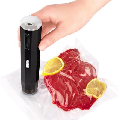 China Cordless Handheld USB Rechargeable Household Food Vacuum Sealer for sale