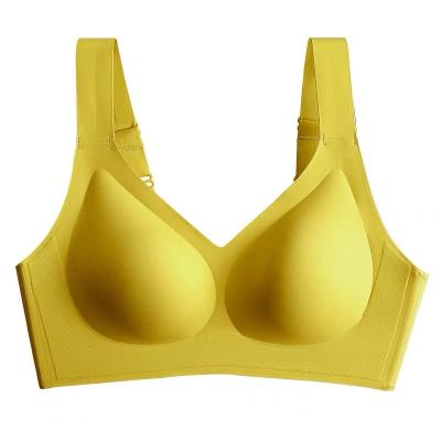 China Wholesale Price Antibacterial Nurturing Wireless Seamless Female Custom Made No Protection Bra Latex Bra for sale