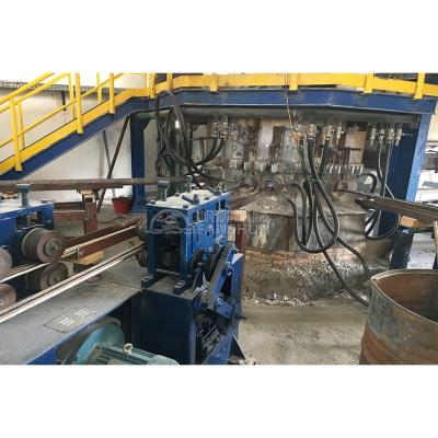 China Factory good quality economic horizontal continuous casting machine brass/complete line copper/bronze bar making machine production line en venta