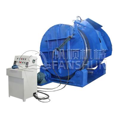 China Natural Gas Energy Saving Aluminum Eccentric Tilting Rotary Melting Furnace for Copper Ingot Brass Melting Rotary Tilting Furnace for sale