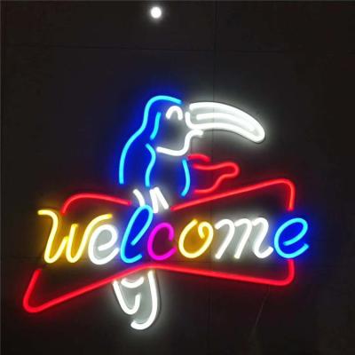 China Buildings Dimmable DC12V Silicone Led Neon Sign Tube Light For Bar Opening for sale