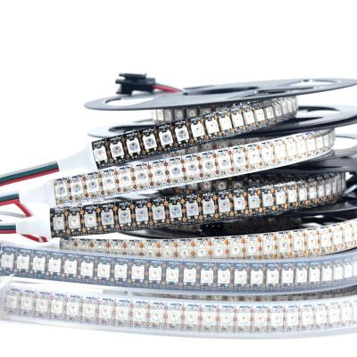 China High Brightness 5050 Programmable Addressable SMD Hotel ws2811, WS2812, ws2813, SK6812 led to flex strip strip light for sale