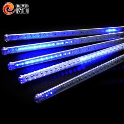 China PC tube smd2835 transparent accessible led tube lightning low voltage led meteor shower light Christmas led meteor shower rain light for sale