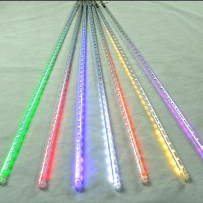 China Transparent PC Tube 50cm Outdoor Led Christmas Meteor Shower Light for sale