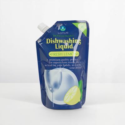 China Barrier China Professional Manufacture Detergent Soap Spouted Stand Up Spout Plastic Pouch for sale