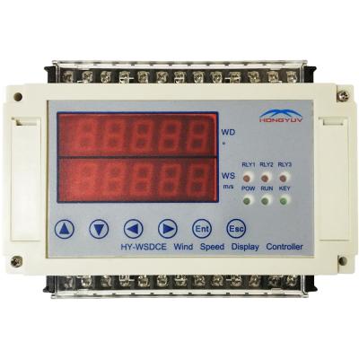 China Display Wind Speed ​​Direction HY-WSDCE Wind Speed ​​Direction Sensor Indicator Display Screen Alarm Controller with Relay Output Heavy Duty Stable for sale