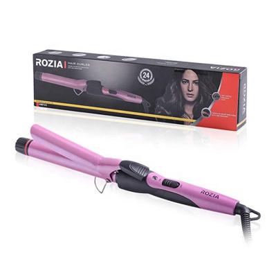 China Safety Rozia Supplier Professional Hair Straightener Curler Styling Tools Automatic Professional Hair Curler Magic Iron For Women for sale