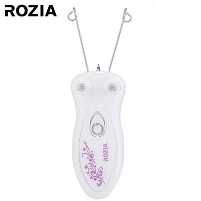 China Lighting for Body Face Hair Remover Professional Electric Women Epilator Ladies Rozia Hair Removal Easy Facial Hair Trimmer for Face Cotton Thread Depilator for sale