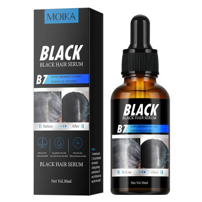 China Daily Life Esurey Supply High Quality Herbal Care Natural   Black Hair Serum for Women Men 30ml for sale