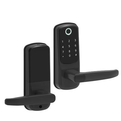 China Hotel Security WiFi BLE APP Biometric Electronic Fingerprint Door Lock Digital Keyless Smart Lock. for sale