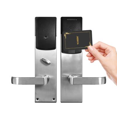 China YOHEEN hotel rfid key card hotel door lock system, smart rf electronic card hotel door lock manufacturer for sale