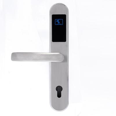 China Hotel Room YOHEEN Europe Mortise Stainless Steel RFID Electronic Smart Card Hotel Door Lock System for sale