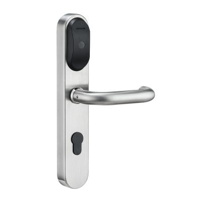 China Euro Hotel Apartment Office YOHEEN Stainless Steel Mortise Hotel Door Lock Security Smart RFID Card Electronic Door Lock for sale