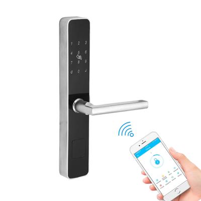 China Euro Standard Home Sliding Door Hook Lock Wifi Digital Aluminum Code RFID BLE App Electronic Door Locks. for sale