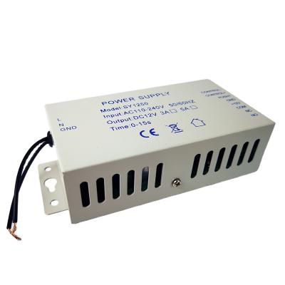 China time & High Quality Attendance DC12V 5A Switching Power Supply For RFID Door Access Control for sale